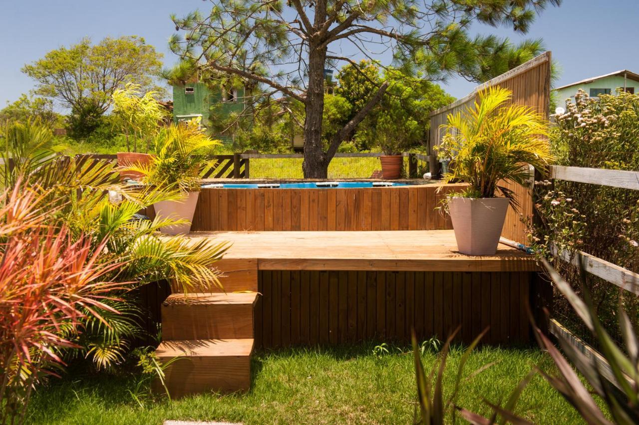 Casa Na Praia Do Rosa Com Piscina Имбитуба Экстерьер фото