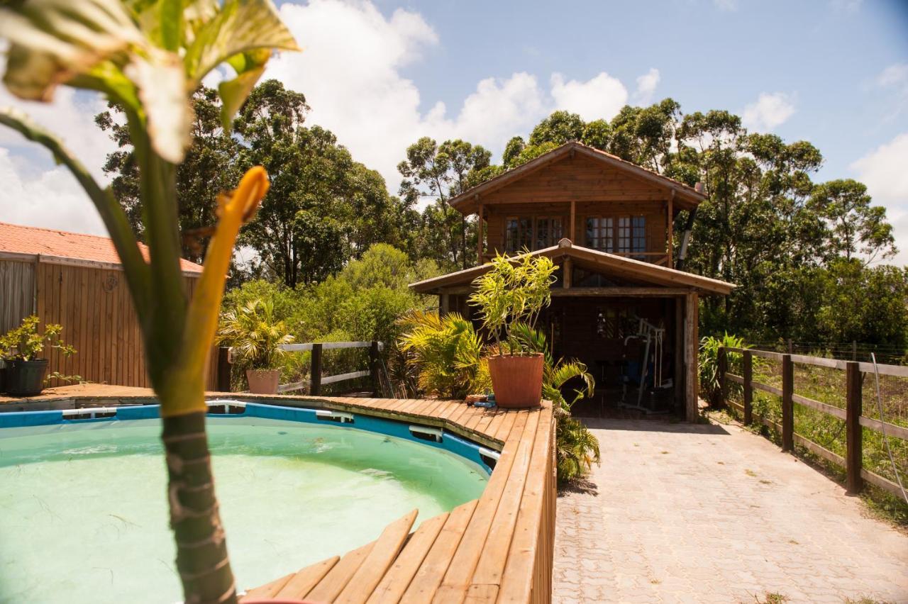 Casa Na Praia Do Rosa Com Piscina Имбитуба Экстерьер фото